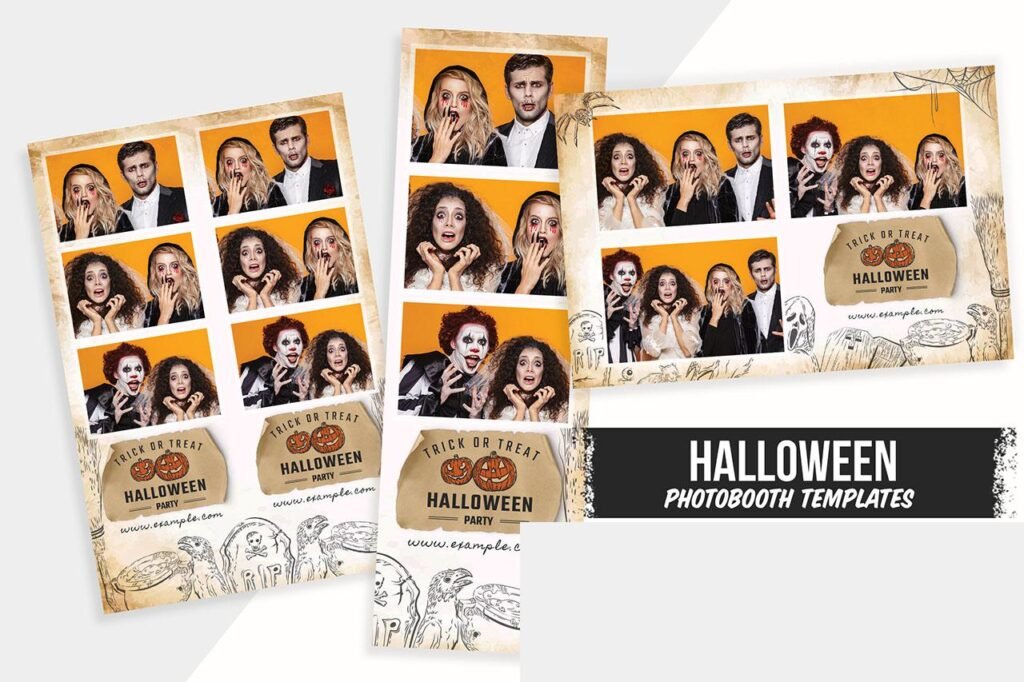 worn-paper-halloween-photo-booth-template-featured-image